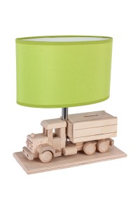 Lampa stołowa Ciężarówka - Skarbonka - zielona