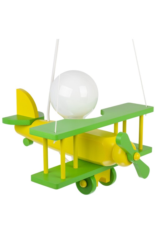 Lampa wisząca Samolot mały zielony
