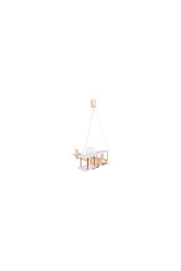Lampa wisząca Samolot duży biało-naturalny