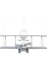 Lampa wisząca Samolot duży szaro-biały