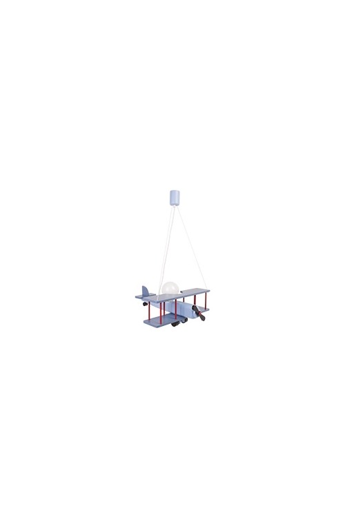 Lampa wisząca Samolot duży niebiesko-czarno-czerwony