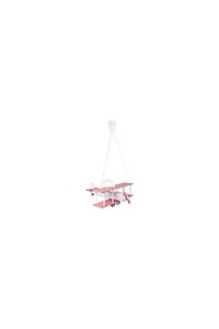 Lampa wisząca Samolot duży różowo-biały