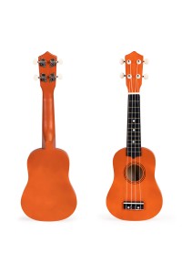 Gitara ukulele dla dzieci drewniana 4 struny nylonowe ECOTOYS