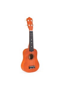 Gitara ukulele dla dzieci drewniana 4 struny nylonowe ECOTOYS