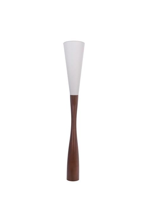 Lampa podłogowa CHINKA - orzech