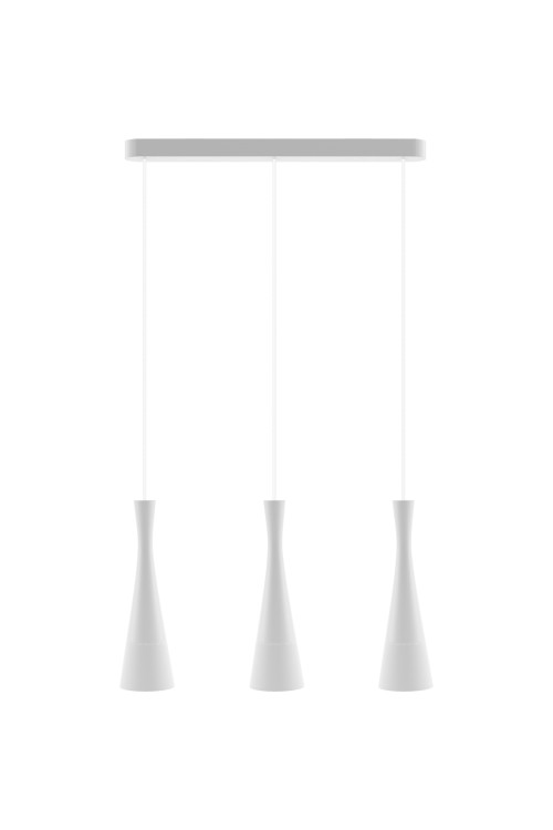 Lampa wisząca biała Vegas2 3pł