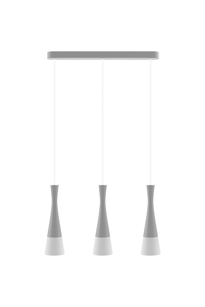 Lampa wisząca szara Vegas2 3pł