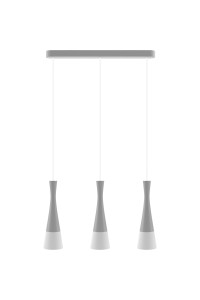Lampa wisząca szara Vegas2 3pł