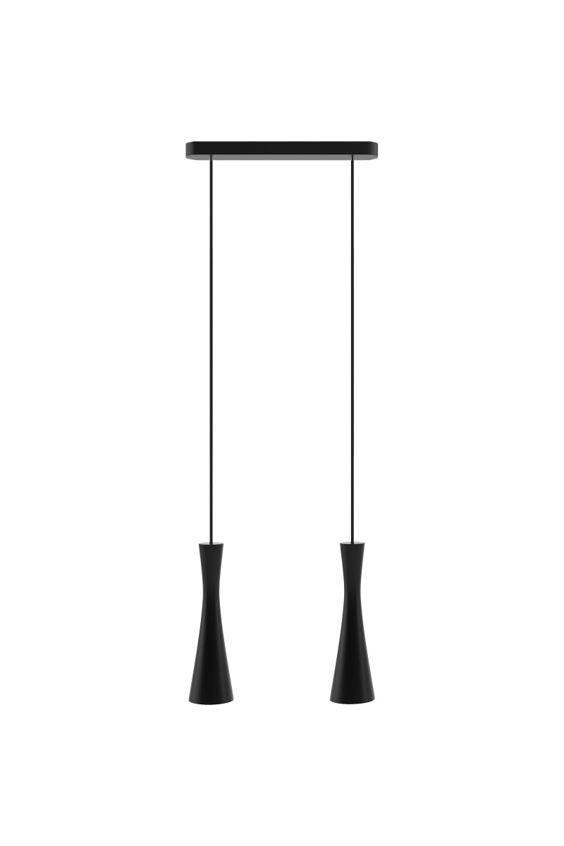 Lampa wisząca czarna Vegas 2 pł