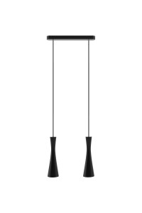 Lampa wisząca czarna Vegas 2 pł