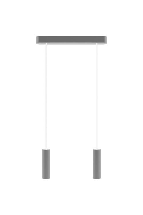 Lampa wisząca szara Madera 2 pł