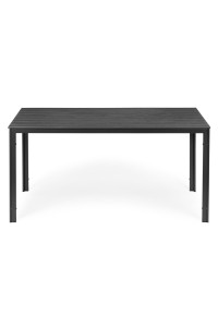Stół ogrodowy 6-osobowy 156x78 cm polywood meble na taras szary