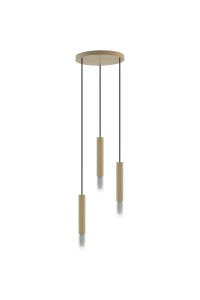 Madera2 klosz 3 pł plafon dąb