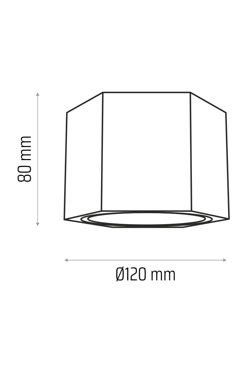 Big spot HEXA ES111 czarny