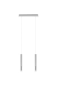 Lampa wisząca Madera2 Hexa 2pł klosz biały