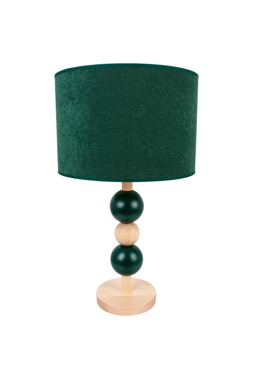Lampa stołowa Bolla butelkowa zieleń
