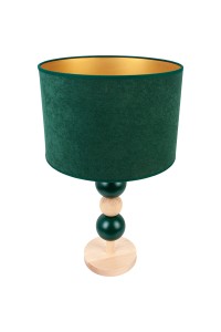 Lampa stołowa Bolla butelkowa zieleń