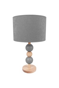 Lampa stołowa Bolla szara
