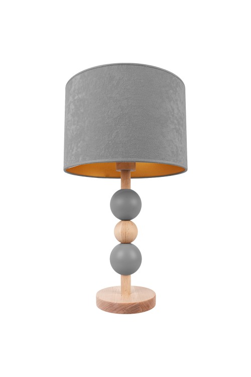 Lampa stołowa Bolla szara