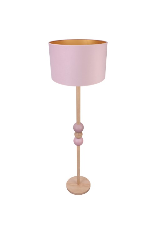 Lampa podłogowa Bolla pudrowy róż