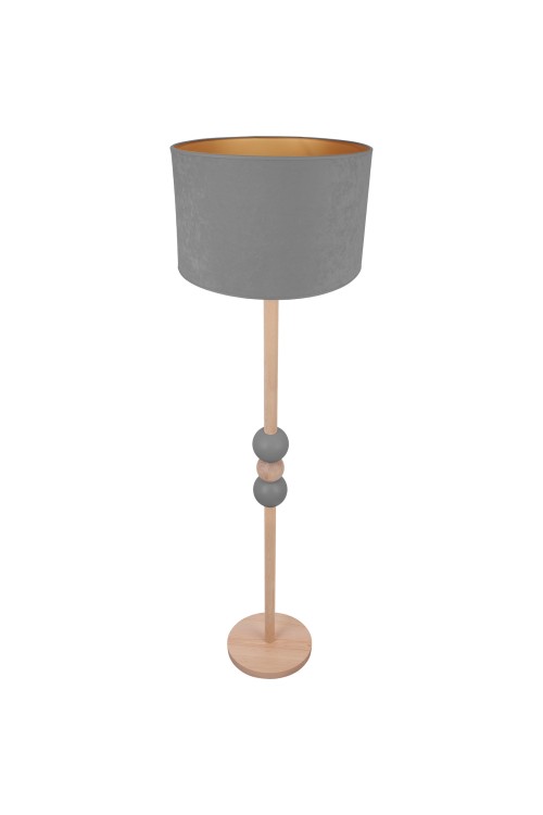 Lampa podłogowa Bolla szara