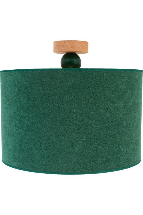 Lampa sufitowa Bolla fi40 butelkowa zieleń