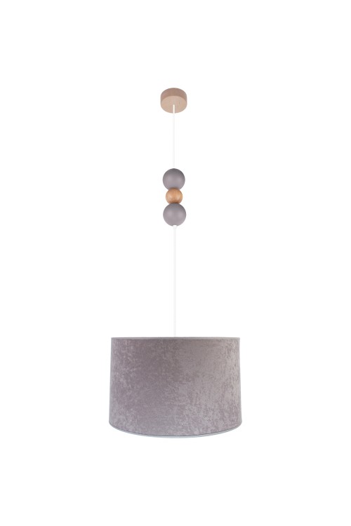 Lampa wisząca Bolla fi30 szara