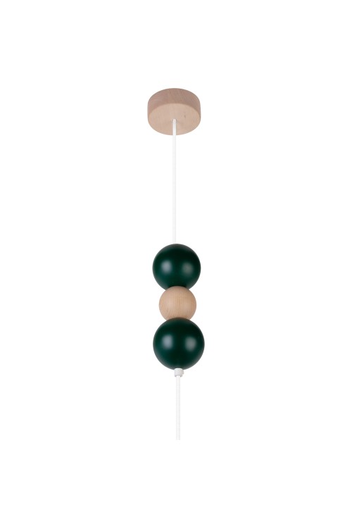 Lampa wisząca Bolla fi40 butelkowa zieleń