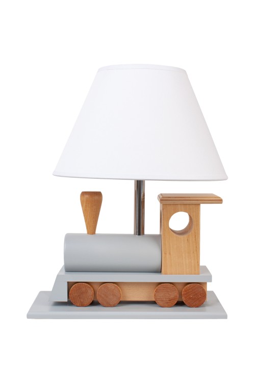 Lampa stołowa Lokomotywa szara