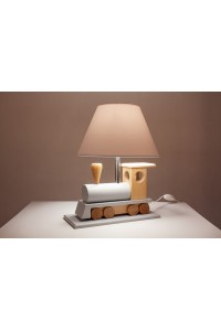Lampa stołowa Lokomotywa szara