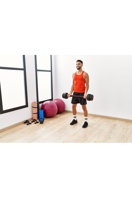 Hantle regulowane 2x15 kg sztanga zestaw 30 kg gryf MOVEPRO
