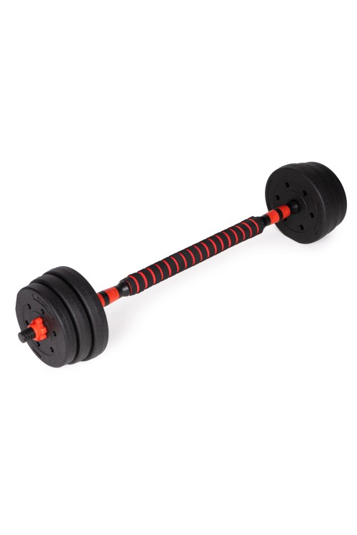 Hantle regulowane 2x15 kg sztanga zestaw 30 kg gryf MOVEPRO