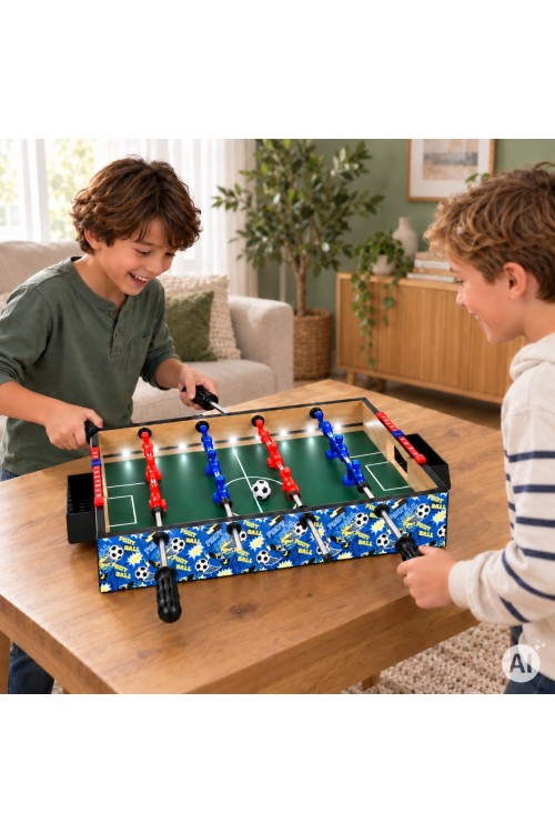 Piłkarzyki stołowe mini 50x30 cm stół do gry dla dzieci ECOTOYS