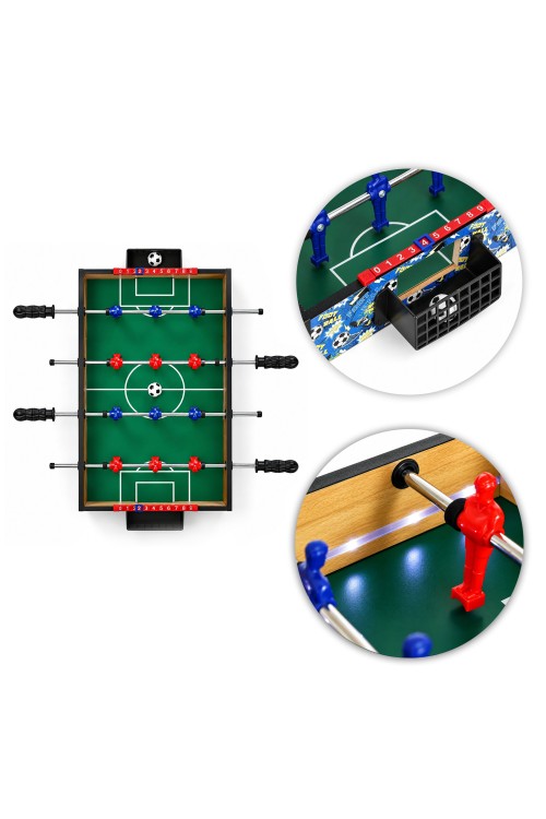 Piłkarzyki stołowe mini 50x30 cm stół do gry dla dzieci ECOTOYS